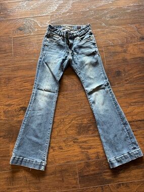Rock & Roll Cowgirl Light Blue Kids Flared Jeans
